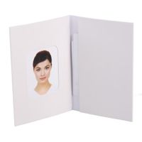 Benel pasfotomapjes blanco wit 500 st.