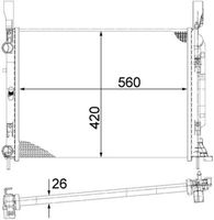 Radiateur CR1156000S