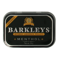 Liquorice pellets menthol 16 Gram