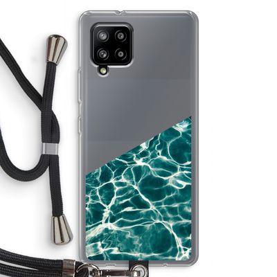 Weerkaatsing water: Samsung Galaxy A42 5G Transparant Hoesje met koord