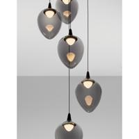 Lyora HanglampNali 5-lichts smoke glas - 9416975