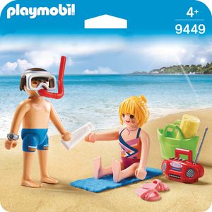 PLAYMOBIL Family Fun - DuoPack Badgasten constructiespeelgoed 9449