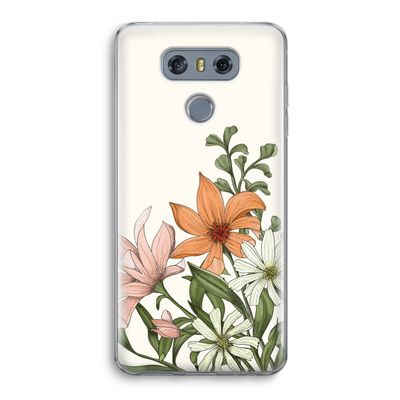 Floral bouquet: LG G6 Transparant Hoesje