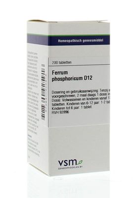 VSM Ferrum phosphoricum D12 (200 tab)