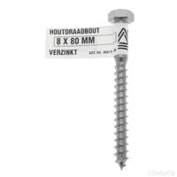 Houtdraadbout 8x80mm - Deltafix