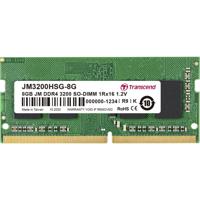 Transcend JetRAM Werkgeheugenmodule voor laptop DDR4 8 GB 1 x 8 GB 3200 MHz 260-pins SO-DIMM JM3200HSG-8G - thumbnail