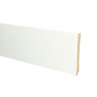 MDF Moderne plint 120x18 voorgelakt RAL9016 - lengte 240cm