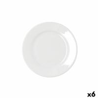 Dinerbord Bidasoa Serenity Hydrozero Wit Keramisch Ø 21 cm (6 Stuks)