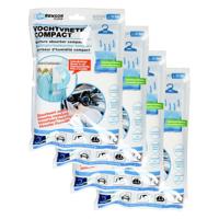 Vocht opnemer - 12x - met ophanghaak - compact - 210 g - voor in huis