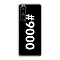 #9000: Sony Xperia 1 III Transparant Hoesje