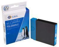 G&G Inktcartridge vervangt Canon PGI-2500C XL Compatibel Cyaan NP-C-2500XLC 1C2500C - thumbnail