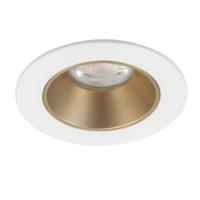 Highlight Design spotDownlights wit met goud Ø 8cm - S7830.00