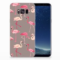 Samsung Galaxy S8 Plus TPU Hoesje Flamingo - thumbnail