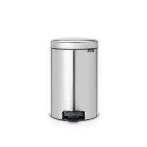 Brabantia NewIcon Pedaalemmer 12 L Vingerafdrukvrij - Matt Steel