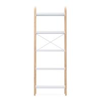 Umbra Bellwood opbergkast 26x61x170cm 5-laags Essenhout Wit/naturel 1016840-668