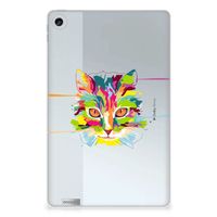 Lenovo Tab M10 Plus (3e generatie) Tablet Back Cover Cat Color - thumbnail