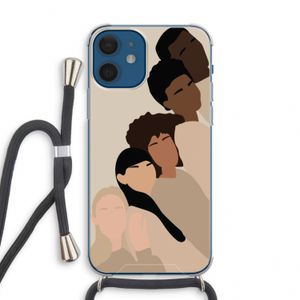 Sweet creatures: iPhone 12 mini Transparant Hoesje met koord