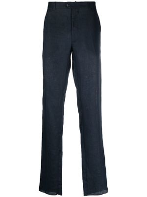 Billionaire pantalon de costume en lin - Bleu