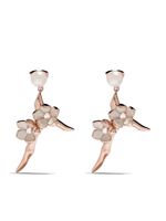 Shaun Leane boucles d'oreilles pendantes à détail de perle - Rose