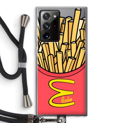 McElodie: Samsung Galaxy Note 20 Ultra / Note 20 Ultra 5G Transparant Hoesje met koord