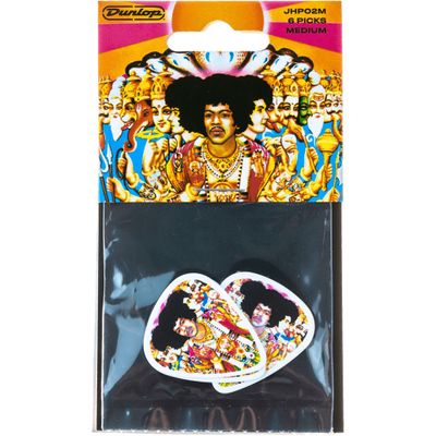 Dunlop JHP02M Jimi Hendrix Axis Bold as Love plectrumset (6 stuks, medium) Dunlop JHP02M Jimi Hendrix Axis Bold as Love plectrumset (6 stuks, medium)