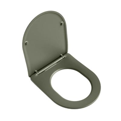 Toiletzitting Mondiaz Lavie | Sofclose met quick-release | Duroplast | Army (groen)