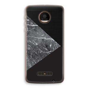 Combinatie marmer: Motorola Moto Z Force Transparant Hoesje