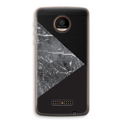 Combinatie marmer: Motorola Moto Z Force Transparant Hoesje