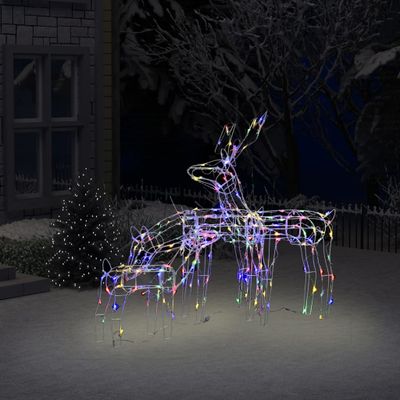 VidaXL 3-delige kerstverlichting rendieren 229 led&apos;s