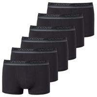 Schiesser Boxershorts Uncover 6-pack zwart
