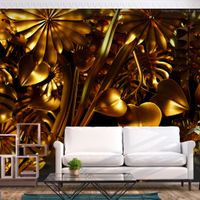 Zelfklevend fotobehang -  Gouden Jungle  , Premium Print - thumbnail