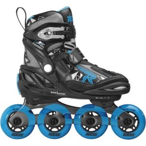 Roces Inline skates Moody Tif 82A zwart/blauw maat 30-35