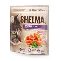 SHELMA Sterilised Rich in salmon - droog kattenvoer - 750g
