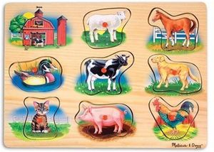 Melissa & Doug - Boerderij - Legpuzzel met geluid