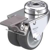 Blickle LMDA-PATH 50G-FI Dubbel zwenkwiel Wieldiameter: 50 mm Draagvermogen (max.): 80 kg 1 stuk(s)