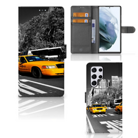 Samsung Galaxy S22 Ultra Flip Cover New York Taxi