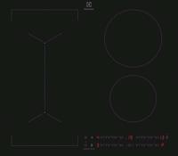 Electrolux EIV63443CT kookplaat Zwart Ingebouwd Inductiekookplaat zones 4 zone(s)