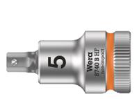 Wera 8740 B HF Binnenzeskant Zyklop Bitdop met 3/8"-aandrijving met vasthoudfunctie, 5,0 x 35 mm - 1 stuk(s) - 05003033001