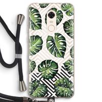 Geometrische jungle: Xiaomi Redmi 5 Transparant Hoesje met koord Geometrische jungle: Xiaomi Redmi 5 Transparant Hoesje met koord