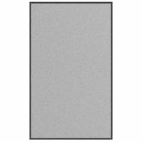 VidaXL Deurmat 90x150 cm grijs