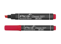 Pic A 521/40 permanent marker | 2-6mm | beitel | rood | 10 stuks - pi52140