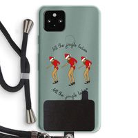 Jingle Ladies: Pixel 5a 5G Transparant Hoesje met koord