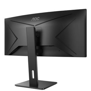 AOC CU34P2A LED-monitor Energielabel G (A - G) 86.4 cm (34 inch) 3440 x 1440 Pixel 21:9 1 ms HDMI, DisplayPort, USB 3.2 Gen 1, Hoofdtelefoon (3.5 mm jackplug),