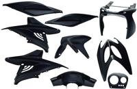 Edge plaatset aerox tot bj. 2014 9 delig zwart metallic