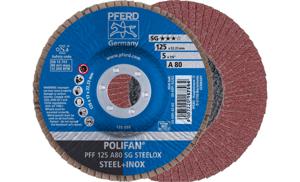 PFERD 67608125 A Sg Steelox Lamellenschijf Diameter 125 mm Boordiameter 22.23 mm 10 stuk(s)