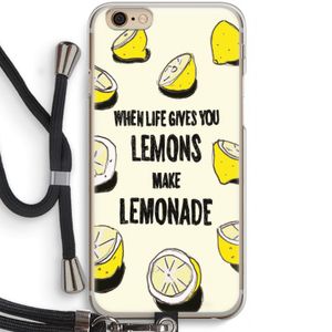 Lemonade: iPhone 6 / 6S Transparant Hoesje met koord