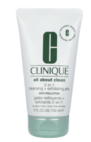 Clinique All About Clean 2-In-1 Cleansing +Exfoliating Jelly 150 ml Make-up verwijderaar en reiniger