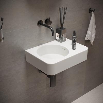 Fontein Ideavit Solidbrio 45x30x14 cm Solid Surface Mat Wit Ideavit
