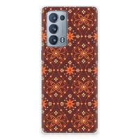OPPO Reno 6 Pro Plus 5G | TPU bumper | Batik Brown