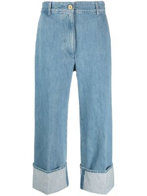 Patou jean Iconic à chevilles resserrées - Bleu